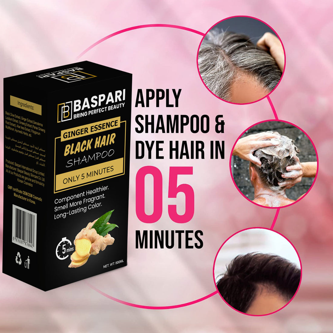 Step-by-Step Guide to Using Baspari Vip Hair Color Dye Shampoo