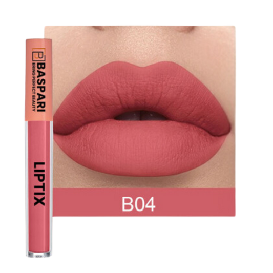 Baspari Matte LIPTIX - Liquid Lipstick Makeup (B4)