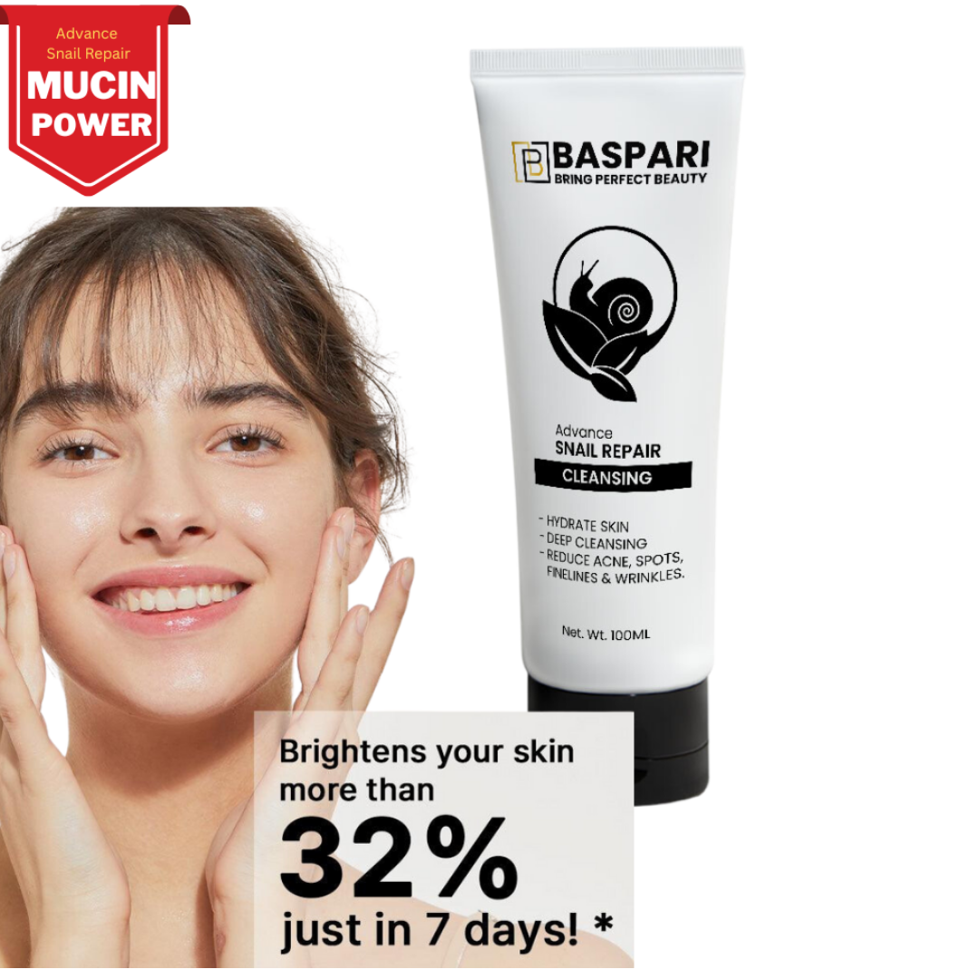 Baspari Snail Mucin Face Cleanser