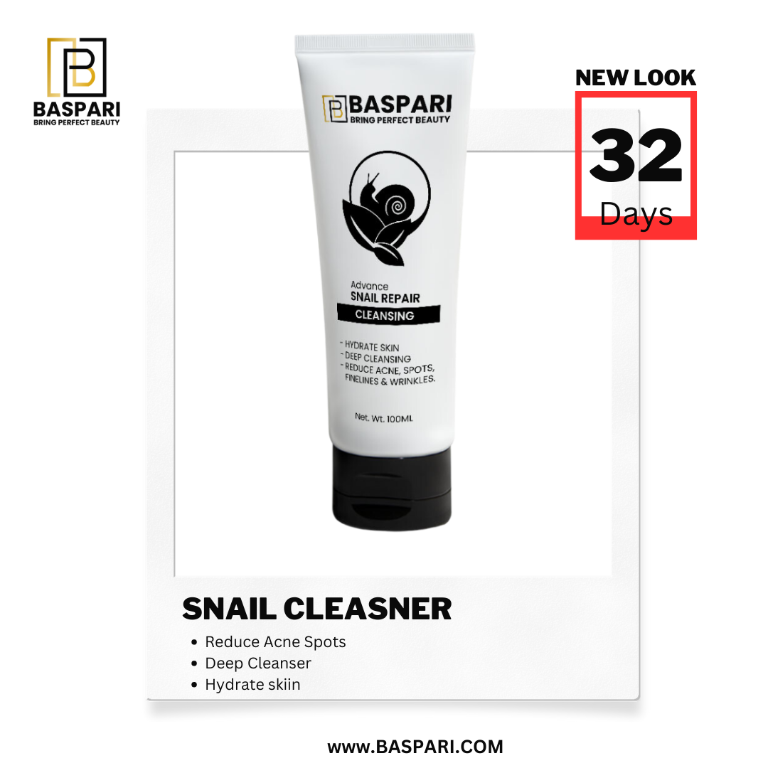 Baspari Snail Mucin Face Cleanser