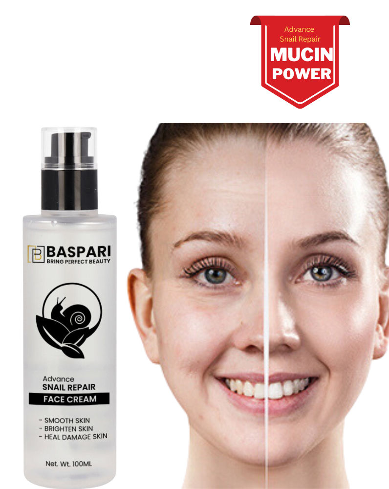 Baspari Snail Mucin Face Cream