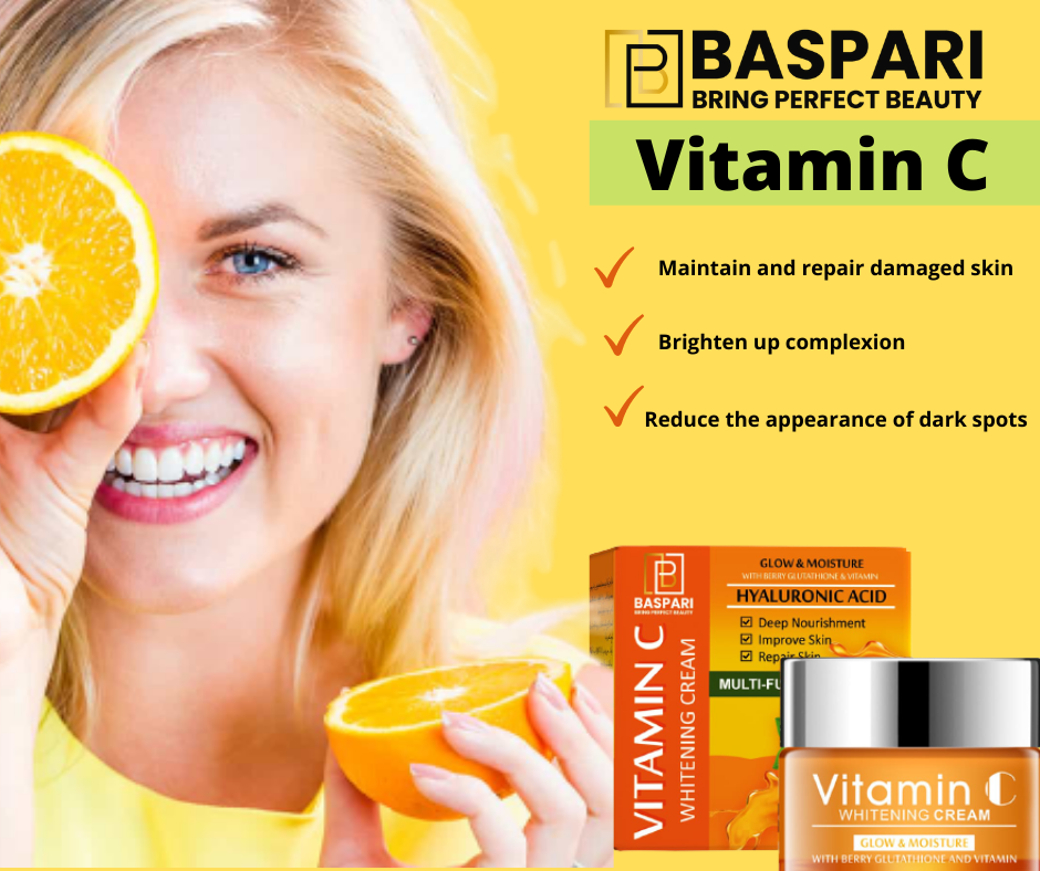 Baspari Vitamin C Cream Repairing & Nourishment | Deep Hydration & Moisturization