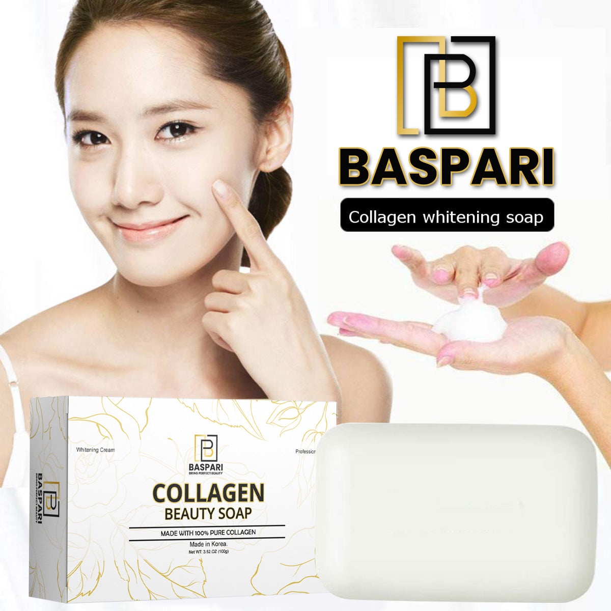 Baspari Collagen Whitening Soap