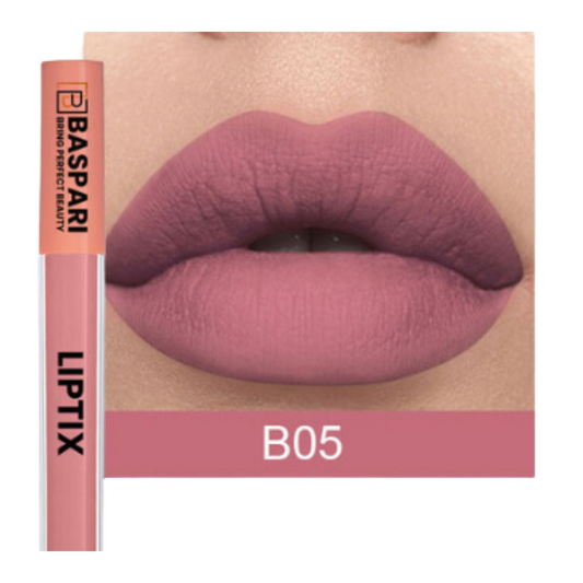 Baspari Matte LIPTIX - Liquid Lipstick Makeup (B5)
