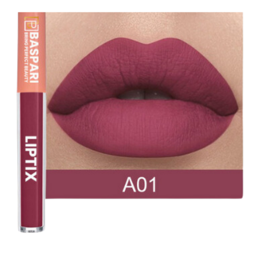Baspari Matte LIPTIX - Liquid Lipstick Makeup (A1)