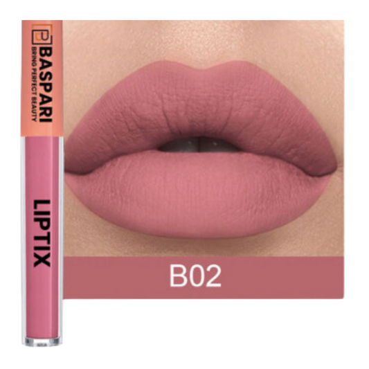 Baspari Matte LIPTIX - Liquid Lipstick Makeup (B2)