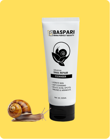 Baspari Snail Mucin Face Cleanser