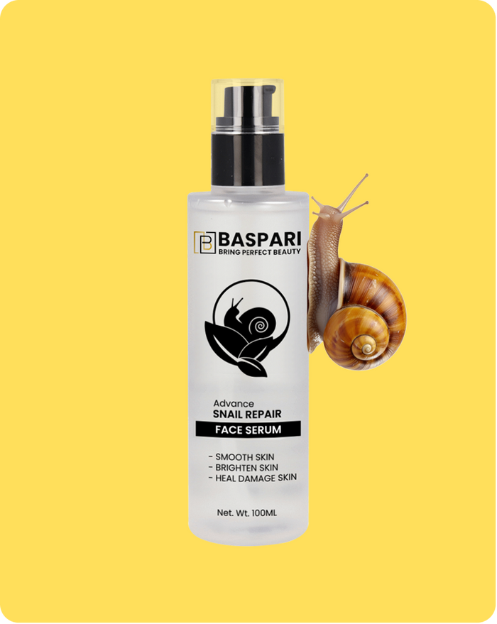 Baspari Snail Mucin Serum – Repair, Hydrate & Glow