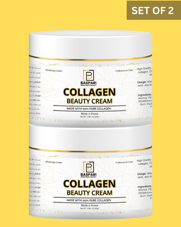 Baspari Pure Collagen Cream-Moisturizer Face & Body Skin Care Anti Aging Wrinkle Reducing Cream.