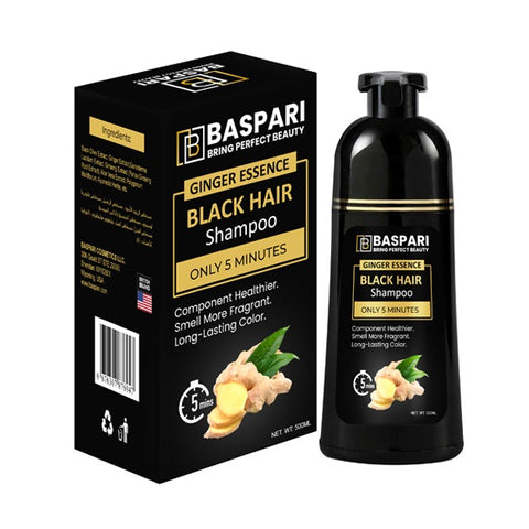 Baspari Ginger VIP Hair Dye Shampoo - Long-Lasting, Natural Hair Color
