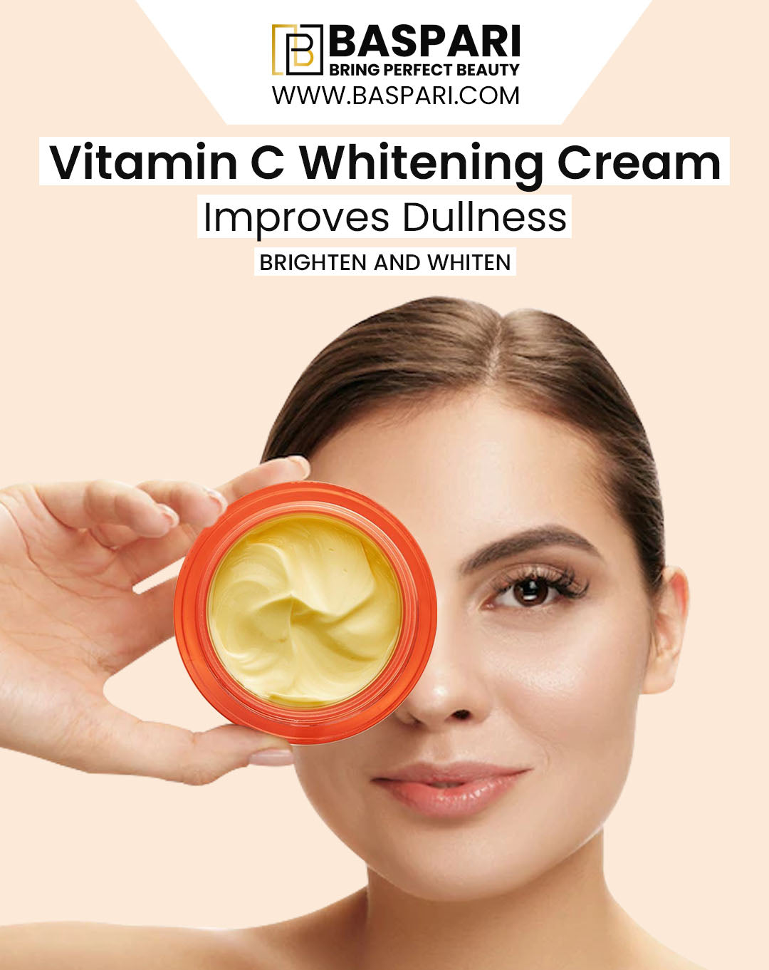 Baspari Vitamin C Cream Repairing & Nourishment | Deep Hydration & Moisturization